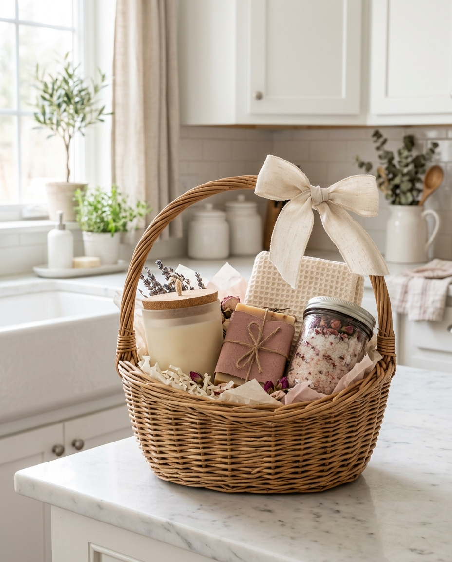 A Quiet Moment — gift basket by Tonja's Wrapped Gifts