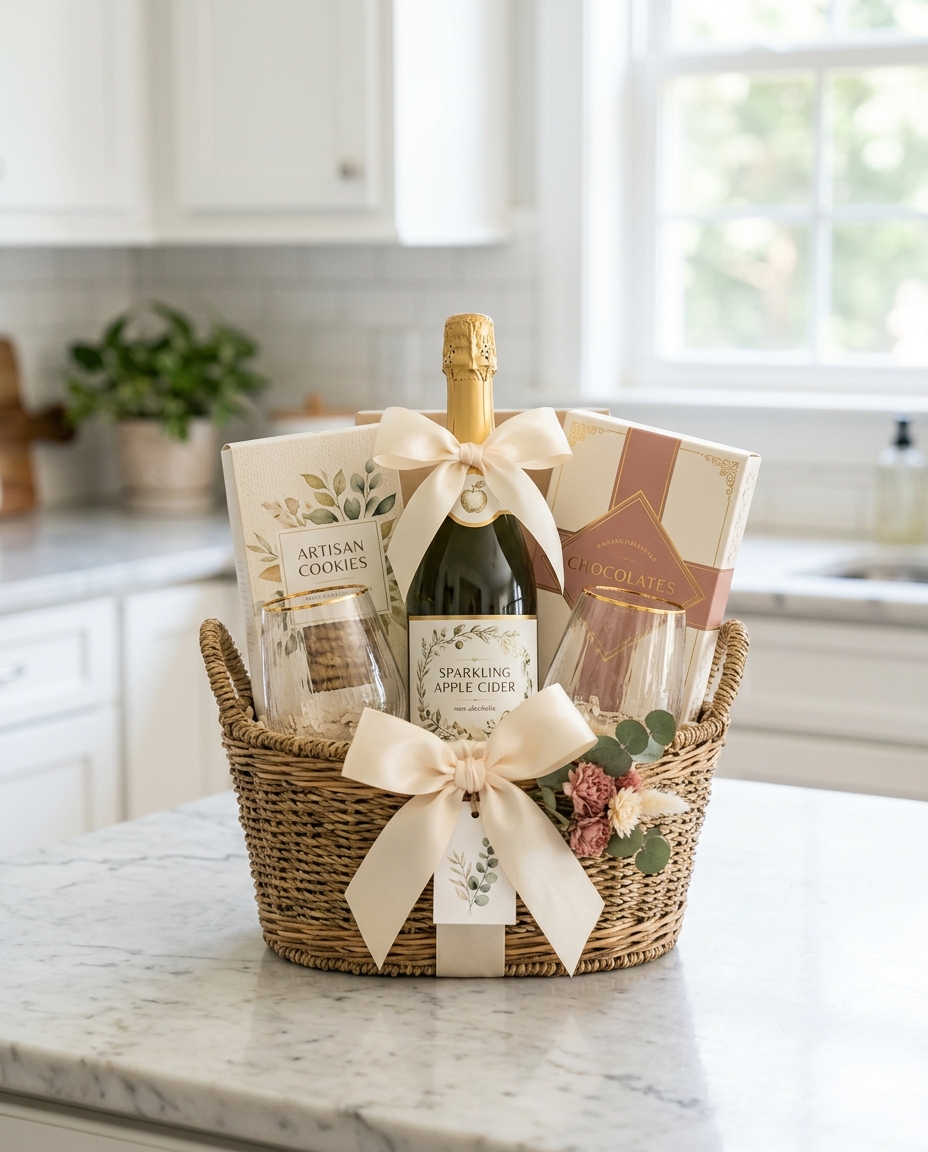 Something to Celebrate — gift basket by Tonja's Wrapped Gifts